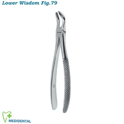 TK PLUS DENTAL UPPER MOLAR EXTRACTION TOOTH EXTRACTING FORCEPS FIG. 79 SURGICAL TOOLS