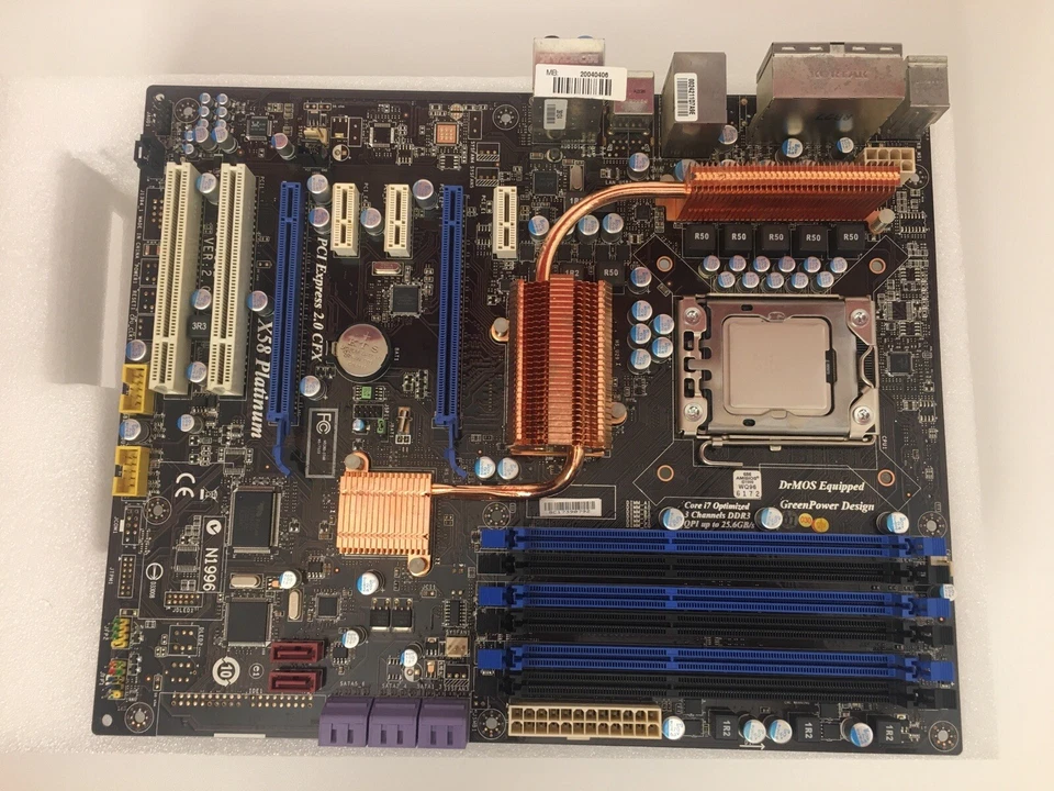 Mainboard MSI X58 Platinum MS-7522 Ver.2.0 ATX + Intel Core i7-920 (3)