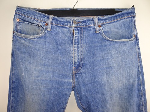 LEVIS 512 Jeans Slim Tapered Fit W36 L34 Blue Denim Waist 36” Leg 34" LEVI - 第 3/17 張圖片