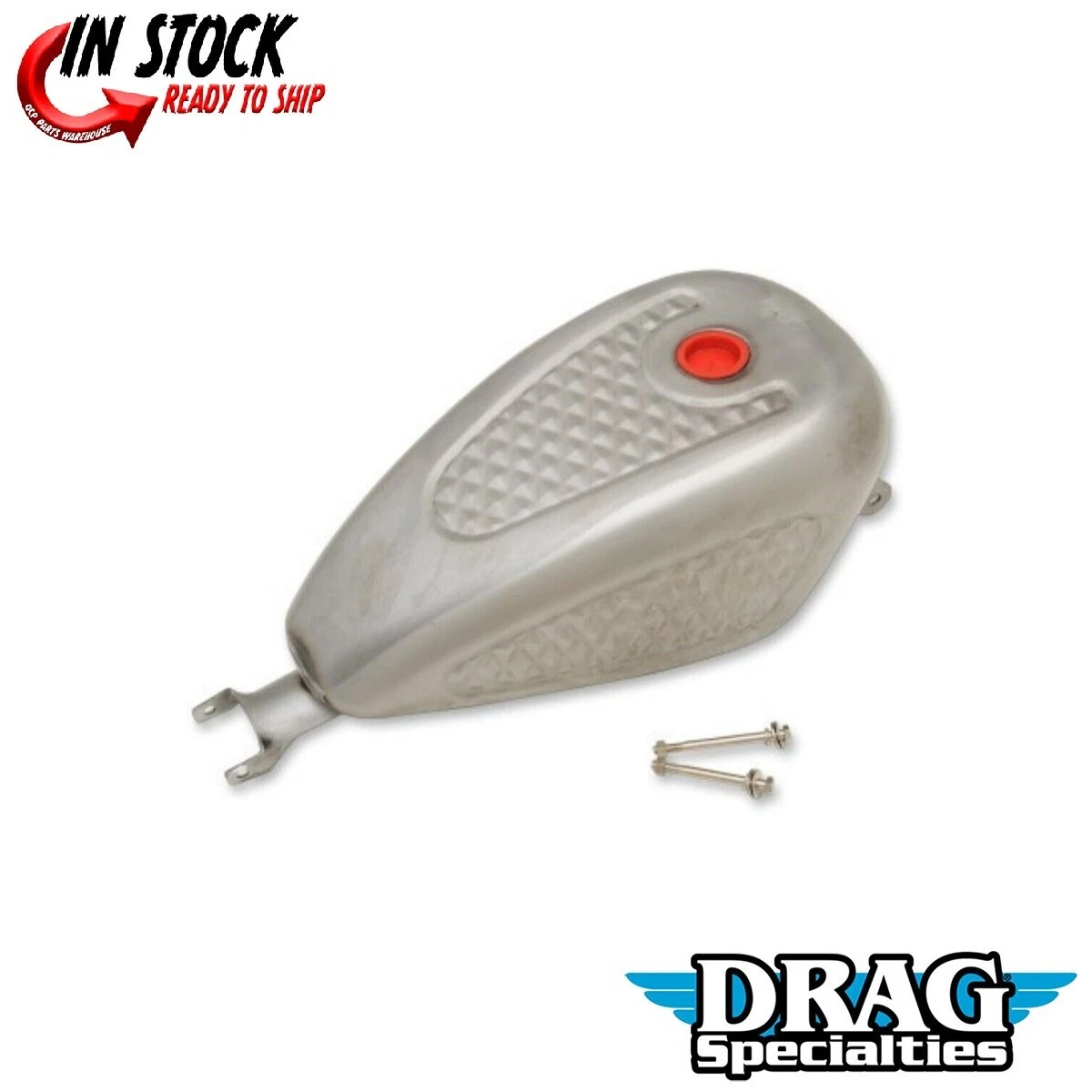 Drag Specialties Diamond Peanut Gas Tank for Fuel Injected