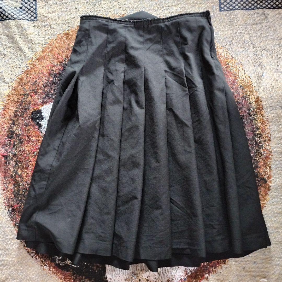COMME des GARÇONS Women's Black Pleated Skirt Vintage