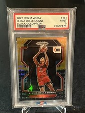 2022 Panini Prizm WNBA #161 Elena Delle Donne W25 Black Gold /5 PSA 9 Mystics