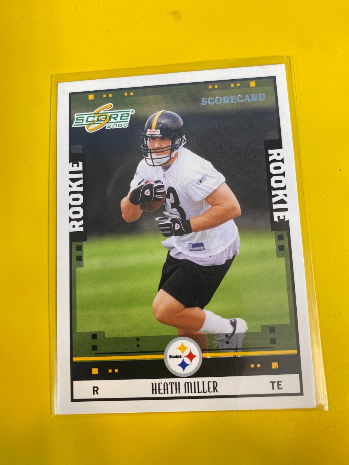 RS12111  2005 Score Scorecard #356 Heath Miller STEELERS ROOKIE