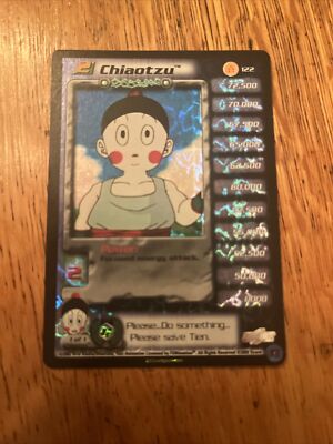 DBZ CCG Chiaotzu LIMITED FOIL Rare 122 LV2 Dragon Ball Z Cell Games Saga TCG