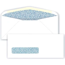 #10 Window Envelope, Blue Security Tint Inside, 24# White (4 1/8 x 9 1/2), 500PK