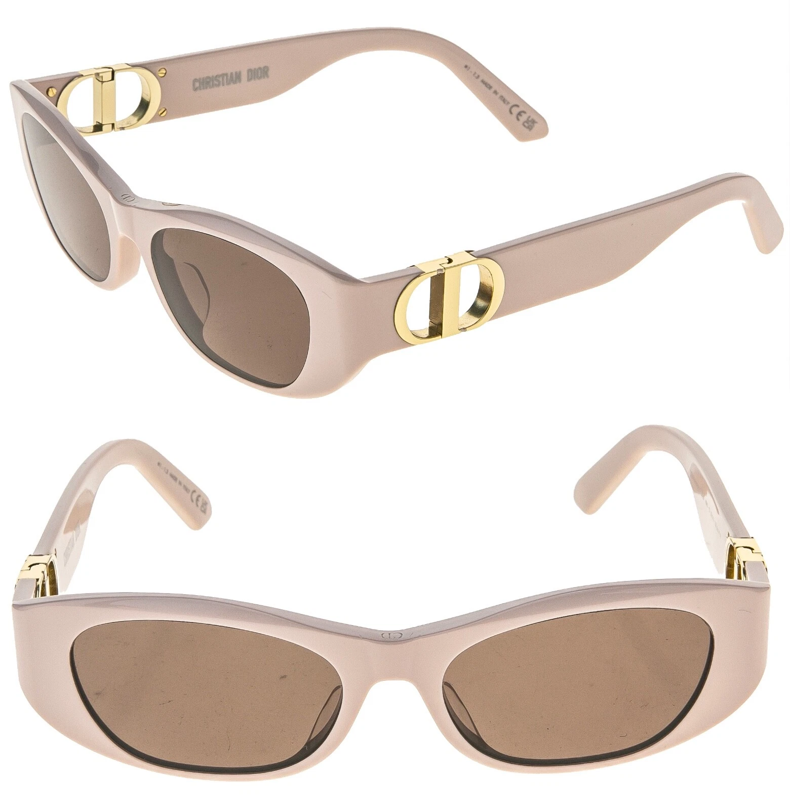 Lunettes de soleil ovales CHRISTIAN DIOR MONTAIGNE rose nude 30Montaigne S9U CD40128U