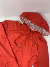 REI Women  s Workout Jacket Full Zip Hooded Front Pockets Coral Sz XXS Q7
