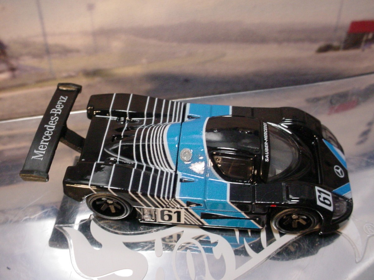 Hot Wheels SAUBER-MERCEDES C9 ☆Black; blue;61 ;real riders