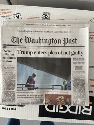 Washington Post - Trump Enters Plea Of Not Guilty- June 14, 2023