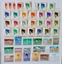 L154 Indonésie lot de timbres non oblitéré sauf exception