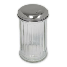 APS Zuckerdosierer Glas Edelstahl Zuckerdispenser Zuckerstreuer Zuckerglas 40487