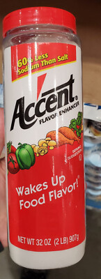 Accent Flavor Enhancer Seasoning Large 32 Oz (2 Lb )Kosher For meat / vegetables