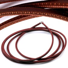 Riemen Antriebsriemen Nähmaschine Leder Keilriemen 173cm 3x5mm inkl. Klammer