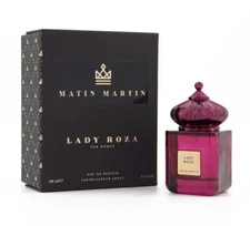 Matin Martin LADY ROZA EDP Perfume 100 ML 3.4OZ Unisex New & Sealed