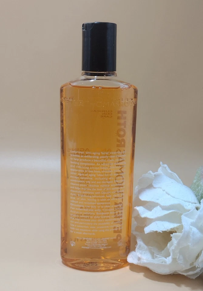 Gel limpiador antienvejecimiento para el cuidado de la piel clínico Peter Thomas Roth 8,5 oz nuevo sello Nt Foto 3 de 4