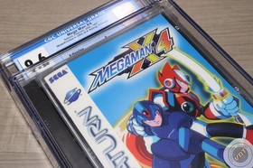 CGC 9.6 A - Mega Man X4 Sega Saturn 1997 NEW! - ULTRA RARE!