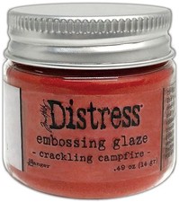 Tim Holtz Distress Embossing Glaze Crackling Campfire