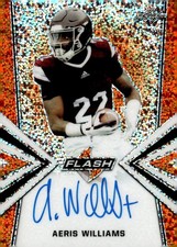 2019 Leaf Flash #BA-AW2 Aeris Williams Orange #/10