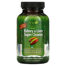 Irwin Naturals 2-in-1 Kidney & Liver Super Cl...