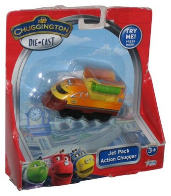Chuggington Jet Pack Chugger Die-Cast (2011) Learning Curve Toy Train - (Sound N