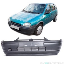 Opel Corsa B Stoßstange vorne 93-05/97 inkl. Gitter Spoiler Schwarz Einbaufertig