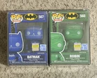 2025 Funko Pop #567 and #568 Blueprint Batman and Robin LE 2010 SDCC Exclusive