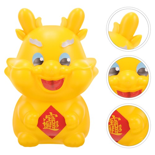 1 Set of DIY Dragon Piggy Bank Chinese Style Money Saving Pot Cartoon Dragon - 第 3/12 張圖片