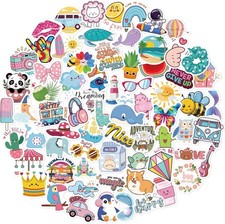 200 PCS Cute Stickers for Kids,Water Bottle Sticker Pack for Teens Girls Boys,Wa
