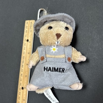 Yodeling Singing Plush Haimer 6'' Marmot Gopher Groundhog Keychain Clip Souvenir