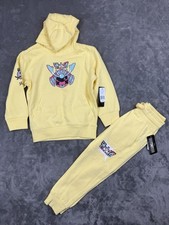 Jordan Craig Kids Tracksuit 10 Yellow Hoodie Joggers Set NWT
