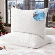 2-Pack Memory Foam Bed Pillows Queen , Adjustable Pillow,Cooling Pillows-FGQA