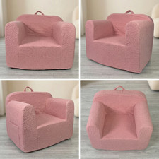 Kids Foam Chair Comfy Soft Portable Toddler Reading Armchair Sofa for Boya Girls