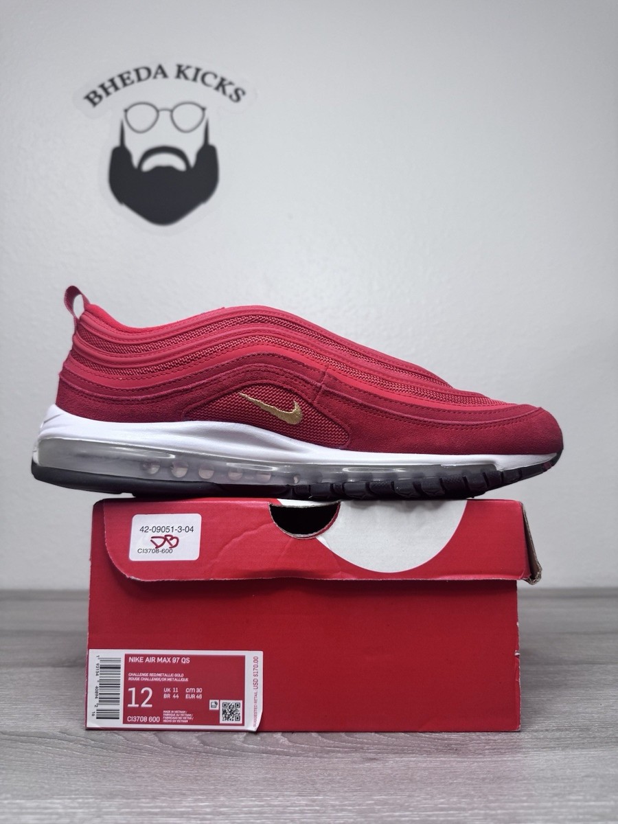 Size 12 - Nike Air Max 97 QS Olympic Rings Red CI3708-600 (Tried