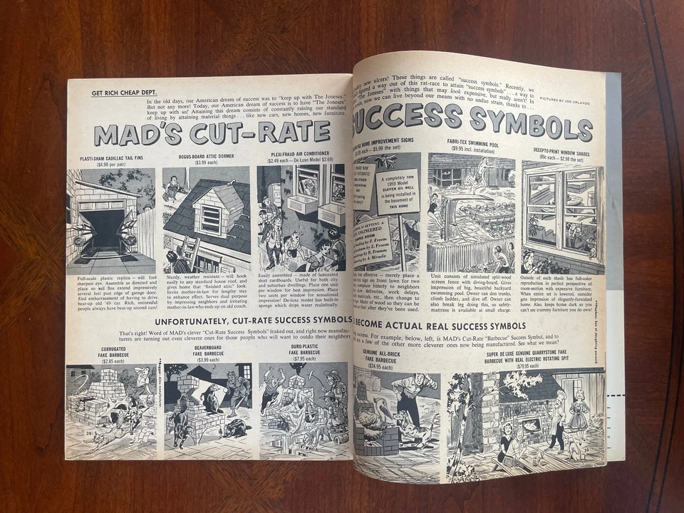 Mad Magazine #46 - VERY FINE (8.0)  The End of MAD!  1959 - Image 4 of 4