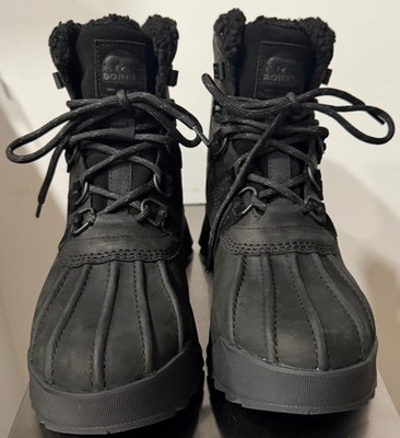 Sorel Men's Scout 87 LUX Waterproof Winter Boots Black Size 10