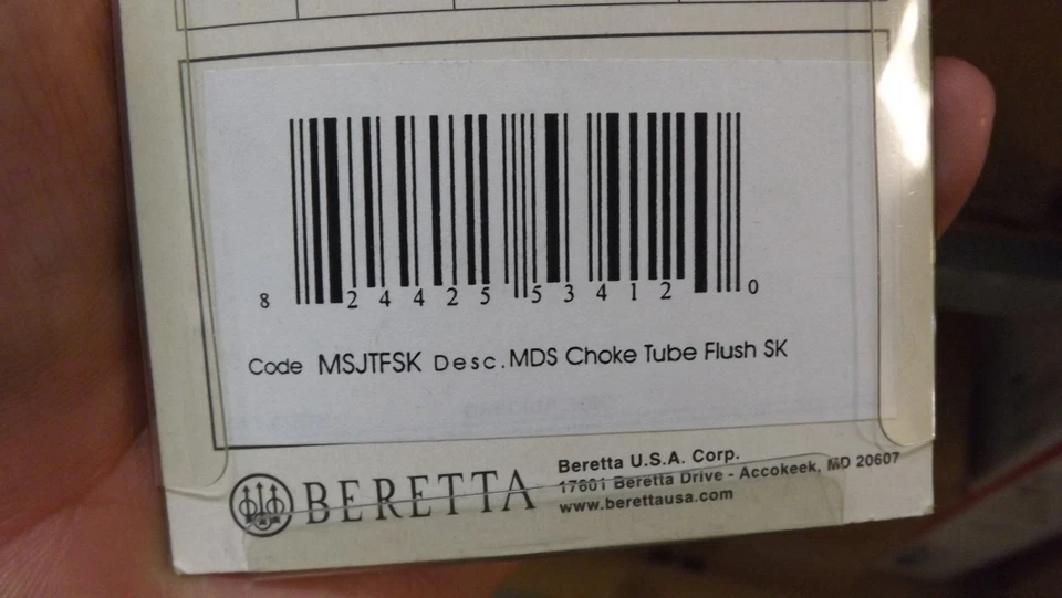 Beretta Benelli Franchi Mobil Choke Tube 12 ga Flush - Skeet - SK - Image 2 of 2