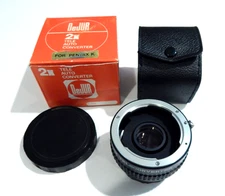 Pentax K Mount  DEJUR Auto 2X Teleconverter Lens - NEAR MINT in Original Box