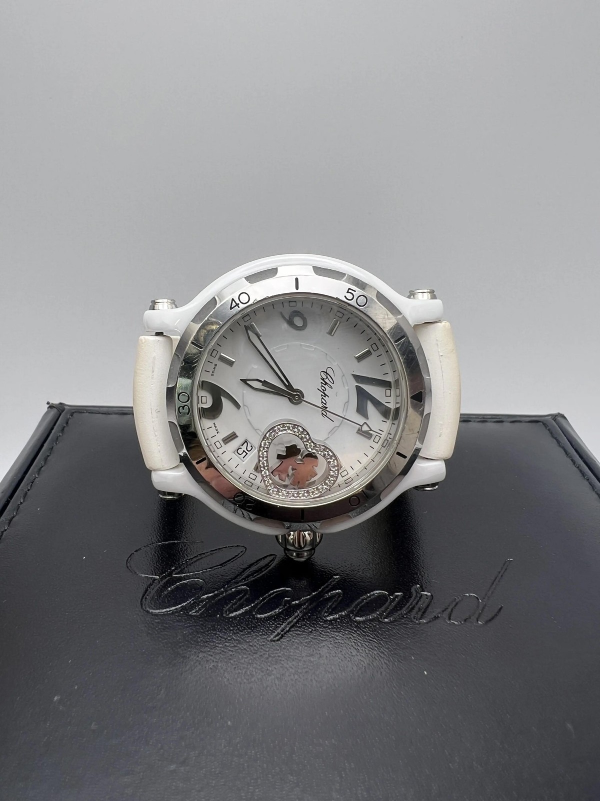 Chopard Happy Sport Ceramic Floating Heart Valentine Edition