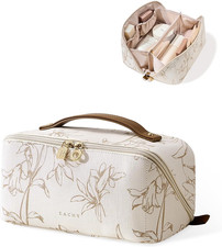 Travel Makeup Bag, Large Capacity Cosmetic Bags for Women, Waterproof P...
