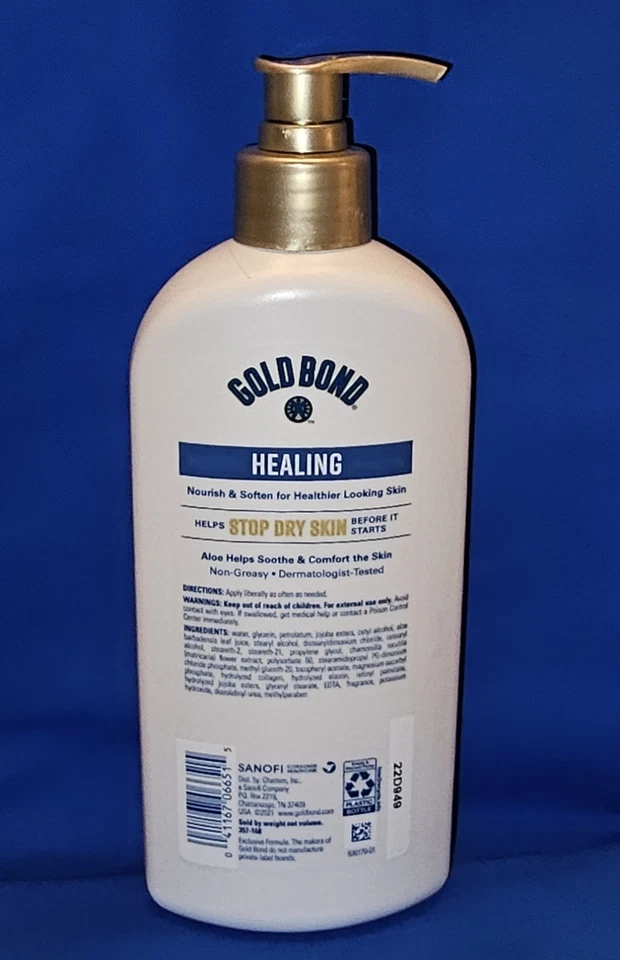 Gold Bond Healing Loción Bomba Hidratante 14oz Aloe Terapia Piel Seca NUEVO Envío Gratuito Foto 2 de 3