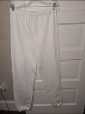 vintage 1990s Jerzees blank sweatpants in white Size Large 36-38