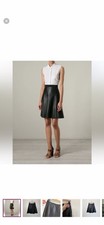 Rag  Bone skirt lamb leather moto alternative chic staple Luxury size 2