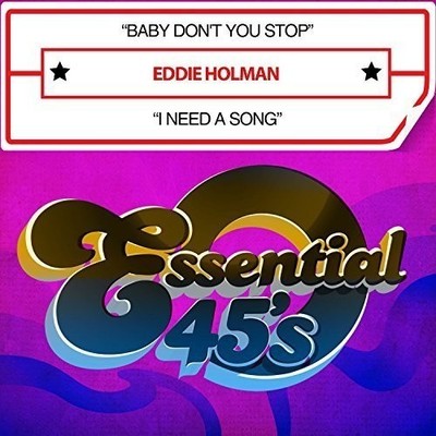 Eddie Holman - Baby Don't You Stop / I Need A Song [New ] Alliance MOD