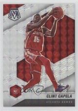 2020-21 Panini Mosaic White Mosaic Prizm /25 Clint Capela #102 1u6