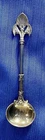 Gorham Lotus Sterling Silver Master Salt Spoon 3⅝″ Gold Wash Round 1865 Antique