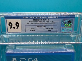 Resident Evil 5 PlayStation 4 PS4 CGC 9.9 A++ Sealed Graded NOT WATA VGA