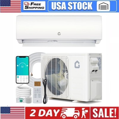 17000 BTU Mini Split AC/Heating System Air Conditioner Energy Efficient 230V
