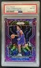 2021-22 Panini Prizm Cade Cunningham RC Fast Break Purple #/75 Pistons PSA 8