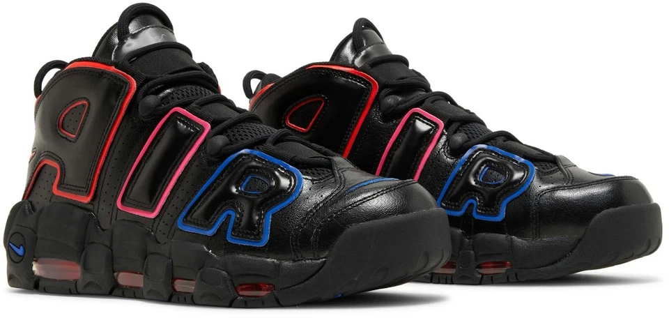 Nike Air Uptempo 96 Sneakers Black Retro High Top Basketball Trainers Men Size - Image 2 of 4