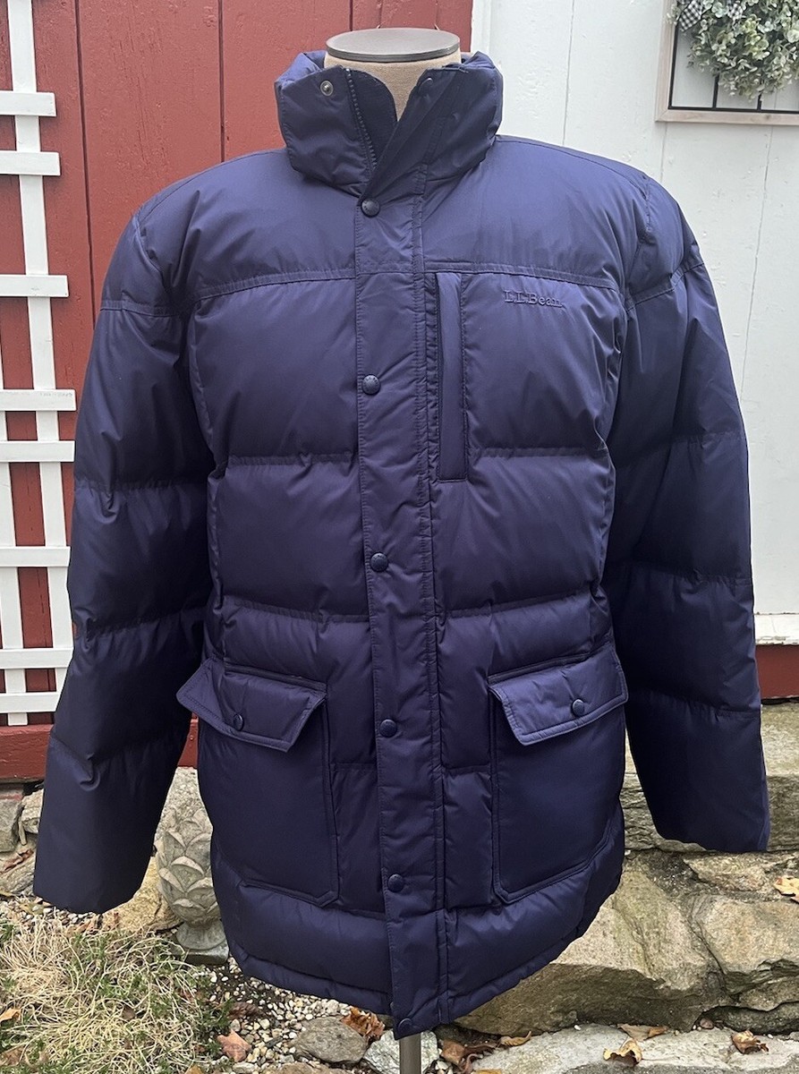 LL Bean Men's DownTek Classic Parka Coat Jacket Puffer Size LL Bean Men's DownTek Classic Parka Coat Jacket Puffer Size